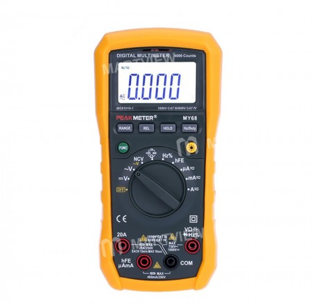 HYELEC MY68 Digital Multimeter 4000 Counts AC/DC Resistance Capacitance Frequency Duty cycle Tester