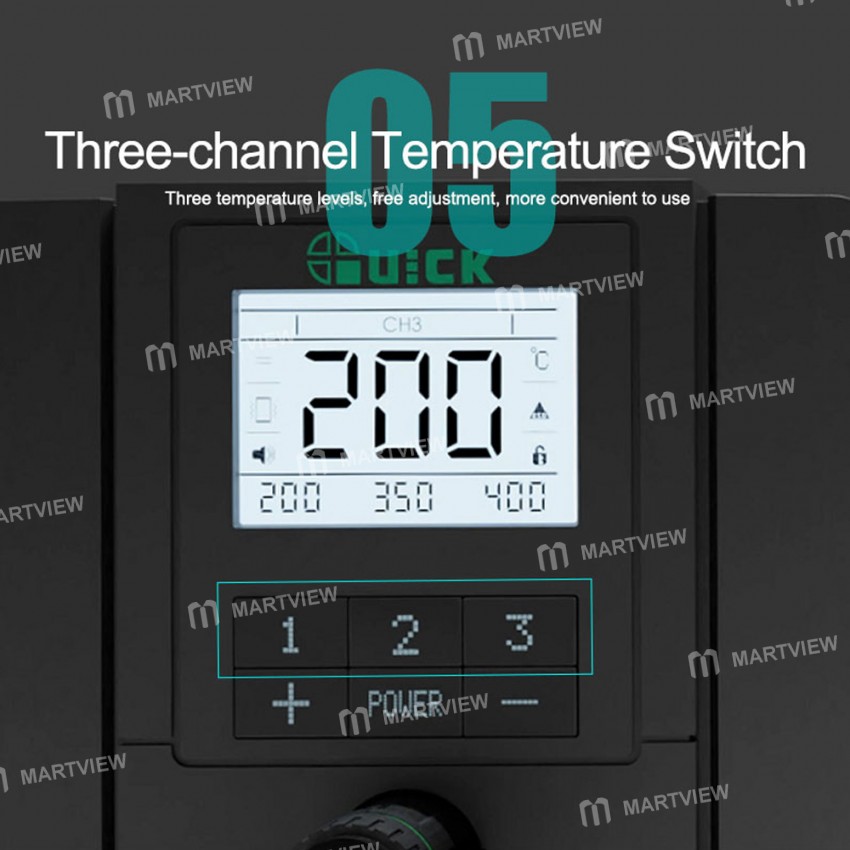 Quick Q8 Rapid Heating Real-time Monitoring Intelligent Precision Soldering Station