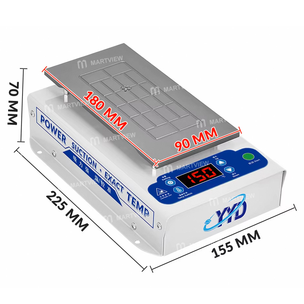 yyd yd620pro-smartphone-screen-heated-vacuum-separator-compatible-with-flat-curved-screen-16