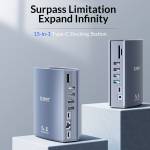 Orico CDH-15N 15-in-1 4K HDMI USB3.0 5Gbps Type-C Multi-function Docking Station