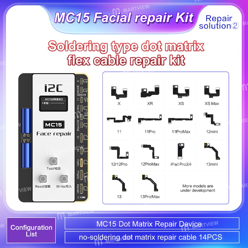 i2c mc15-dot-matrix-repair-instrument-for-iphone-x-to-15pro-max-ipad-pro-3-4-series-2