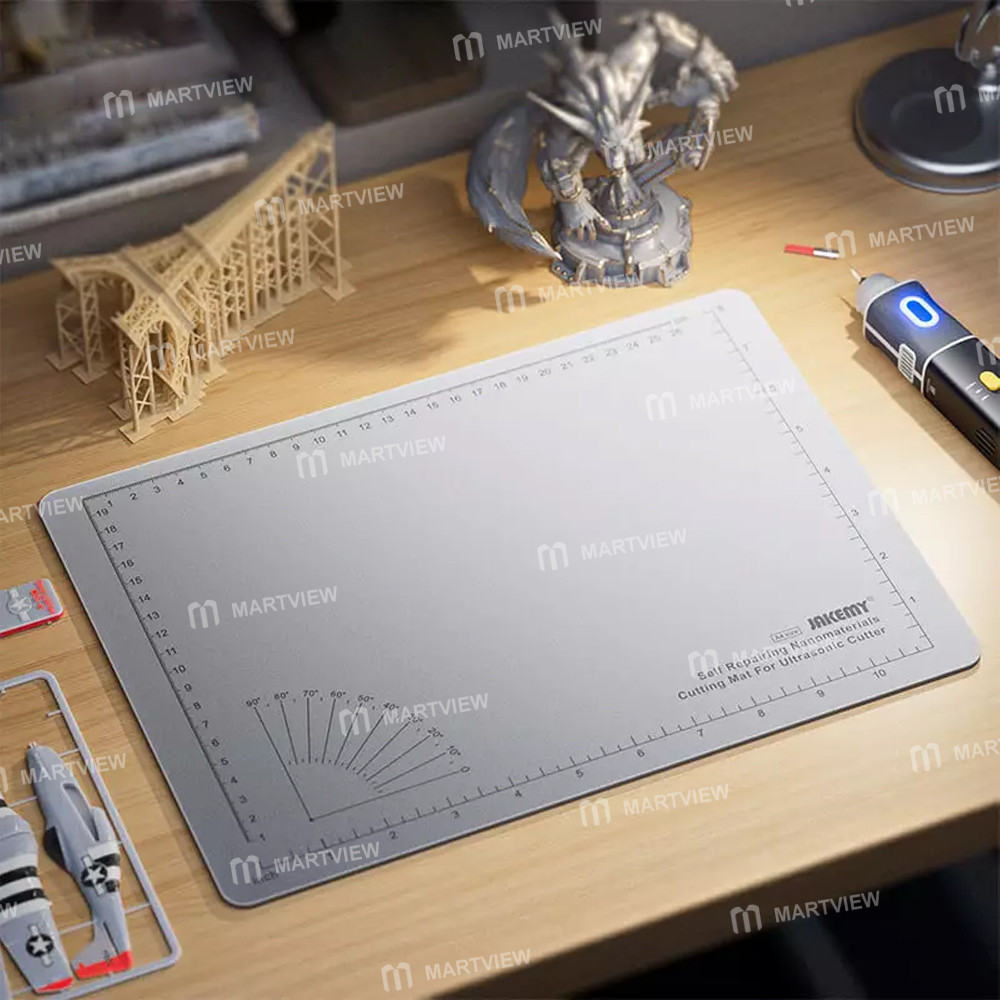 jakemy jm-z27-31x23cm-self-healing-nanomaterial-silicone-cutting-mat-for-ultrasonic-cutter-pulisher-