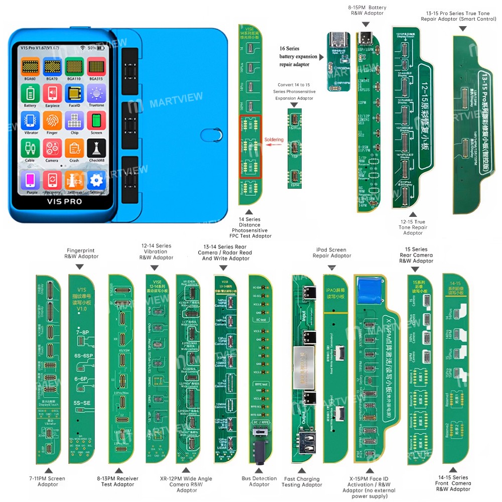 jcid v1s-pro-multi-function-programmer-with-read-and-write-small-boards-for-iphone-7-to-16-series-1