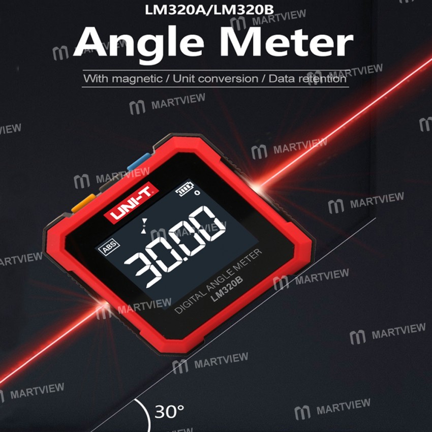 UNI-T LM320A / LM320B Magnetic Backlight Electronic Digital Protractor