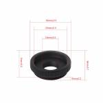Black Metal Lens C to CS Mount Converter Ring Adapter Suit for Microscope Camera