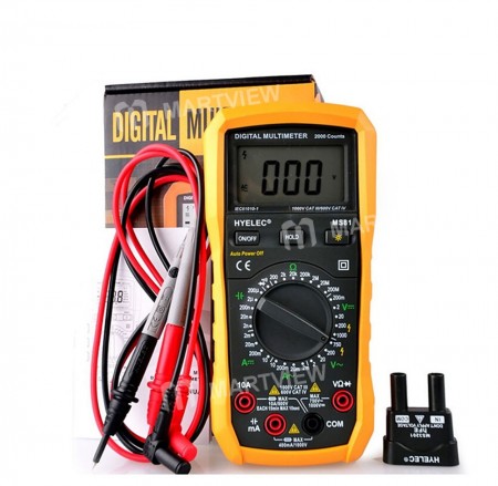 HYELEC MS81 DMM Digital Multimeters Capacitance Tester Voltage multimeter w/ Back light