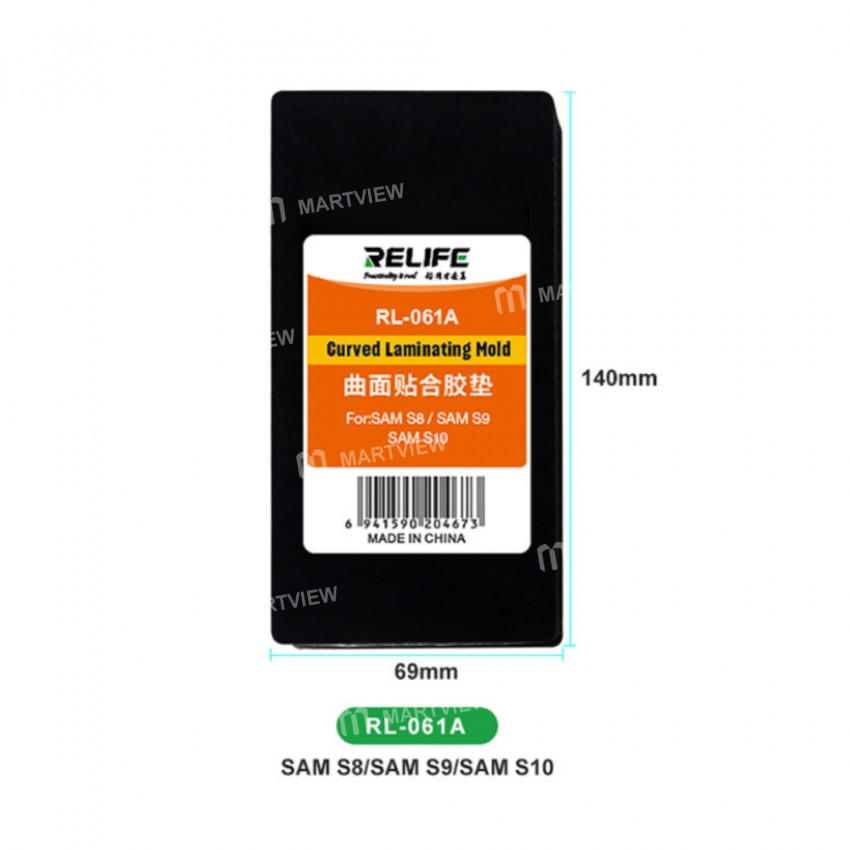 Relife RL-061 Multi-model Universal Precise Positioning Fit Curved Screen Laminated Rubber Mold