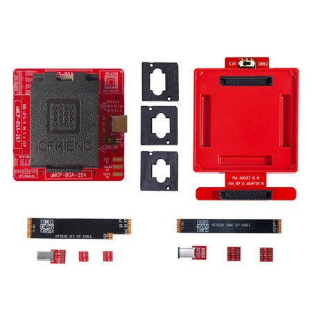 MiPi F64 ISP Adapter Board + NB-UFS-5IN1 (254 / 153 / 297) Adapter + ISP Cable