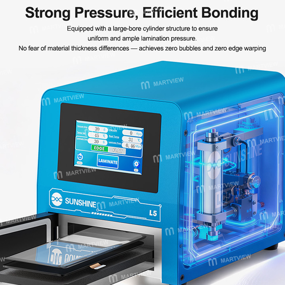 sunshine l5-8-inch-smart-mini-lcd-screen-laminator-for-flat-curved-screens-with-oca-adhesive-laminat