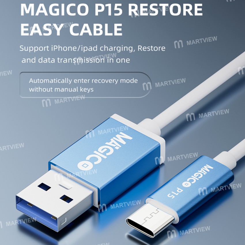 magico p15-usb-to-type-c-itransfer-cable-for-iphone-ipad-charging-restore-data-transmission-2