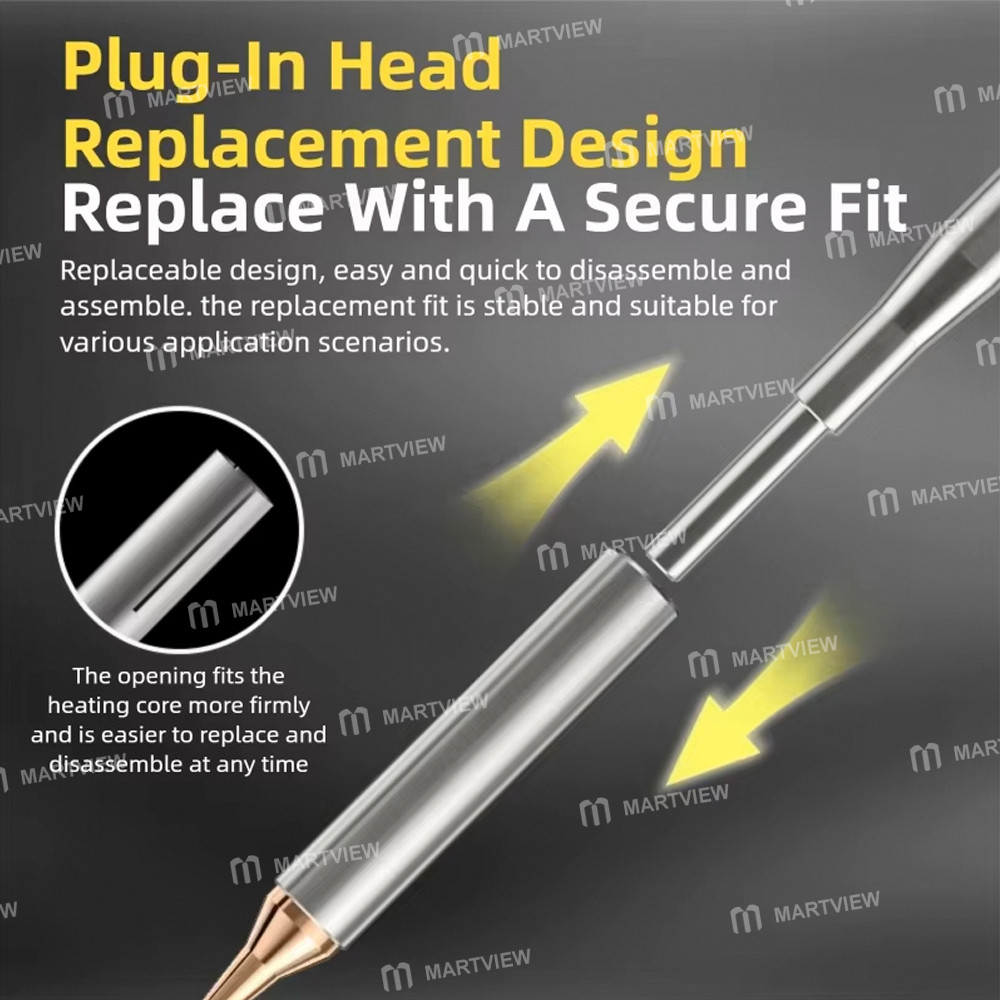 oss team-c210-k1-soldering-iron-tip-with-5pcs-ultra-sharp-needles-for-screen-motherboard-flying-wire