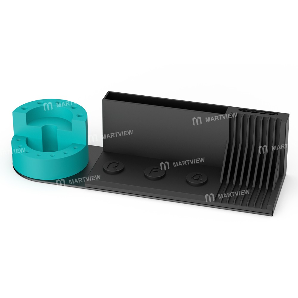 rf4 rf-st15-multifunctional-rotating-tweezers-screwdriver-storage-rack-with-stencil-storage-function