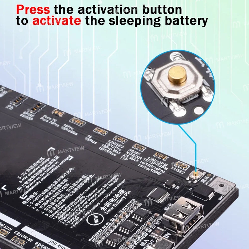 wemon bc27-pro-5v-9v-battery-activation-detection-board-for-iphone-6-17pm-95-android-phones-10