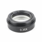 0.3X 0.35X 0.5X 0.75X 2X 1X Barlow Auxiliary Objective Glass Lens Set for Industrial Microscope Came
