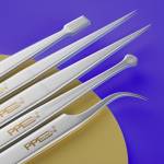 PPD Ultra-fine Anti-magnetic Stainless Steel Tweezers for Motherboard IC Chip Repair