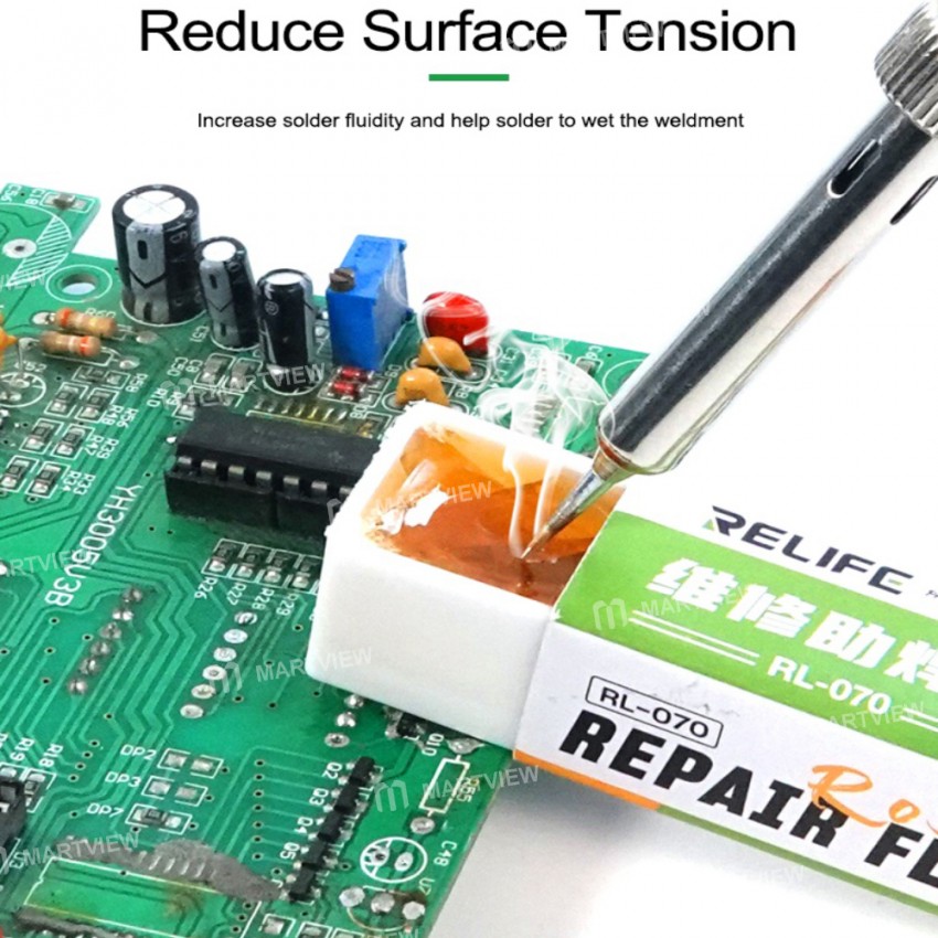 Relife RL-070 Carton Rosin Soldering Iron Soft Solder Welding Fluxes for Rework Soldering Iron