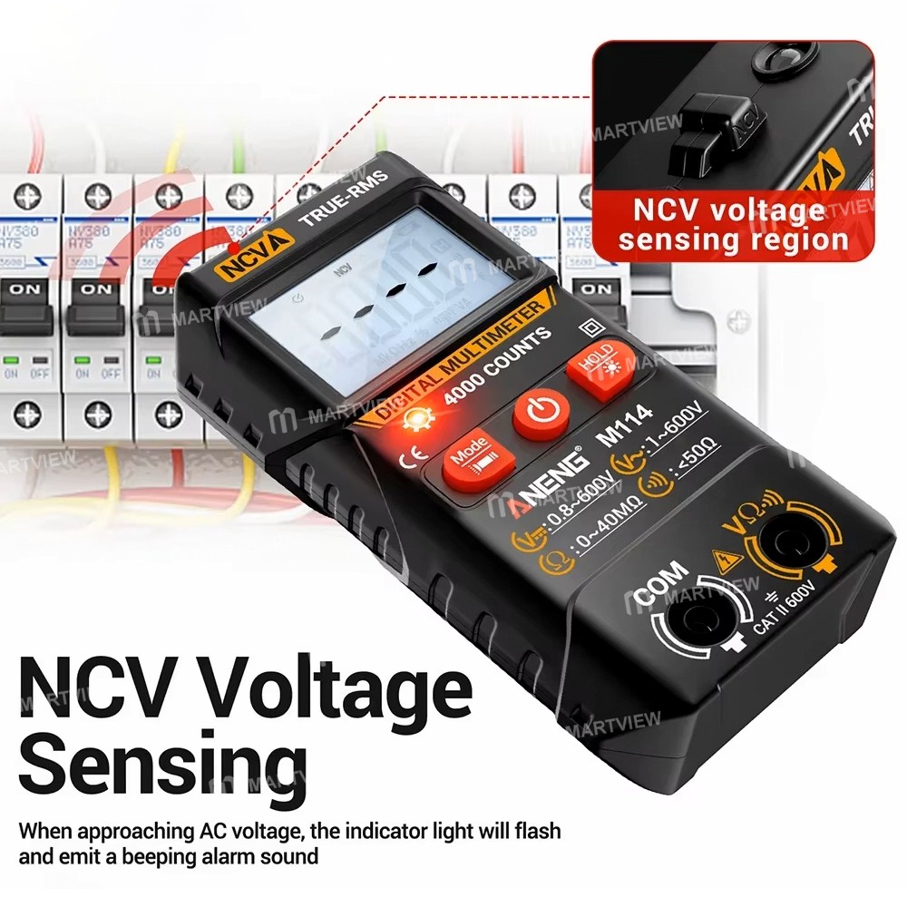 aneng m114-multi-function-ncv-automatic-digital-capacitance-meter-without-diode-test-function-7