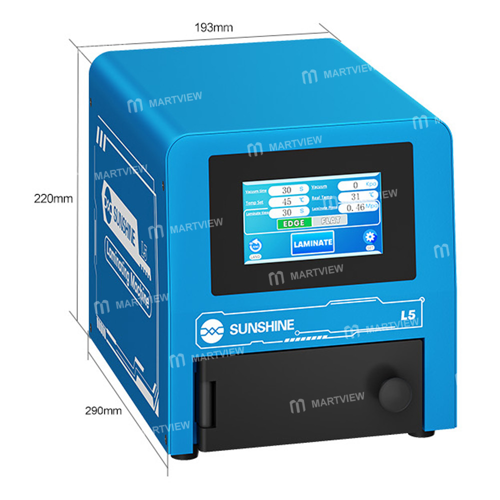 sunshine l5-8-inch-smart-mini-lcd-screen-laminator-for-flat-curved-screens-with-oca-adhesive-laminat