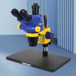 Mechanic MC65T-B3 Industrial Trinocular Stereo Microscope for PCB Repair with Large Base