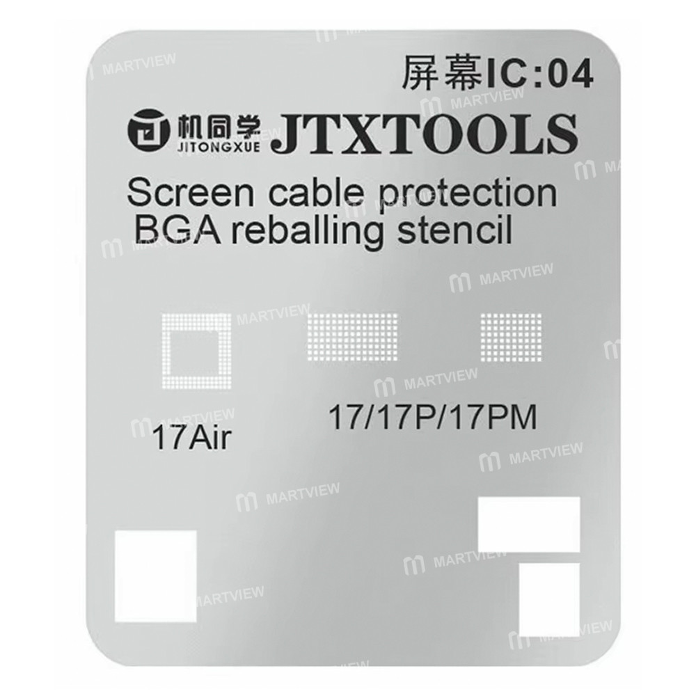 jtx lcd-screen-ic-flex-cable-protection-stencil-set-for-iphone-11-to-17pro-max-5