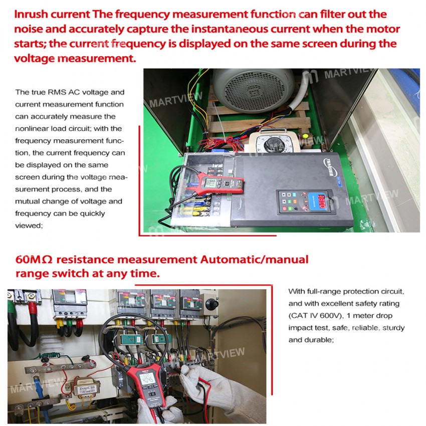 UNI-T UT281E Professional Digital Flexible Clamp Meter with Digital Display