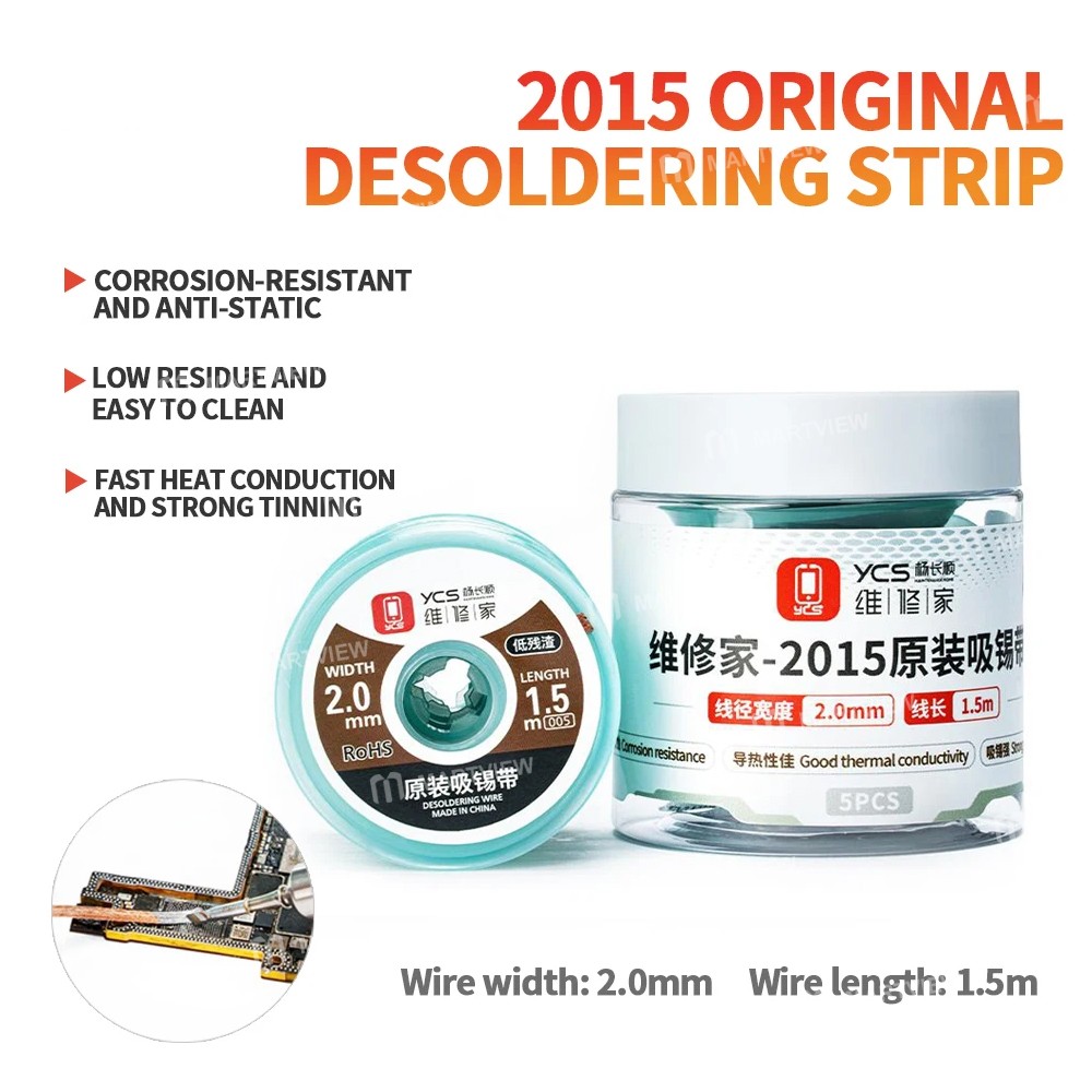 ycs 2015-20mm-15m-low-residue-pure-copper-desoldering-wick-1
