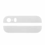 Replacement OEM back cover top bottom glass lens for iPhone 5s silver