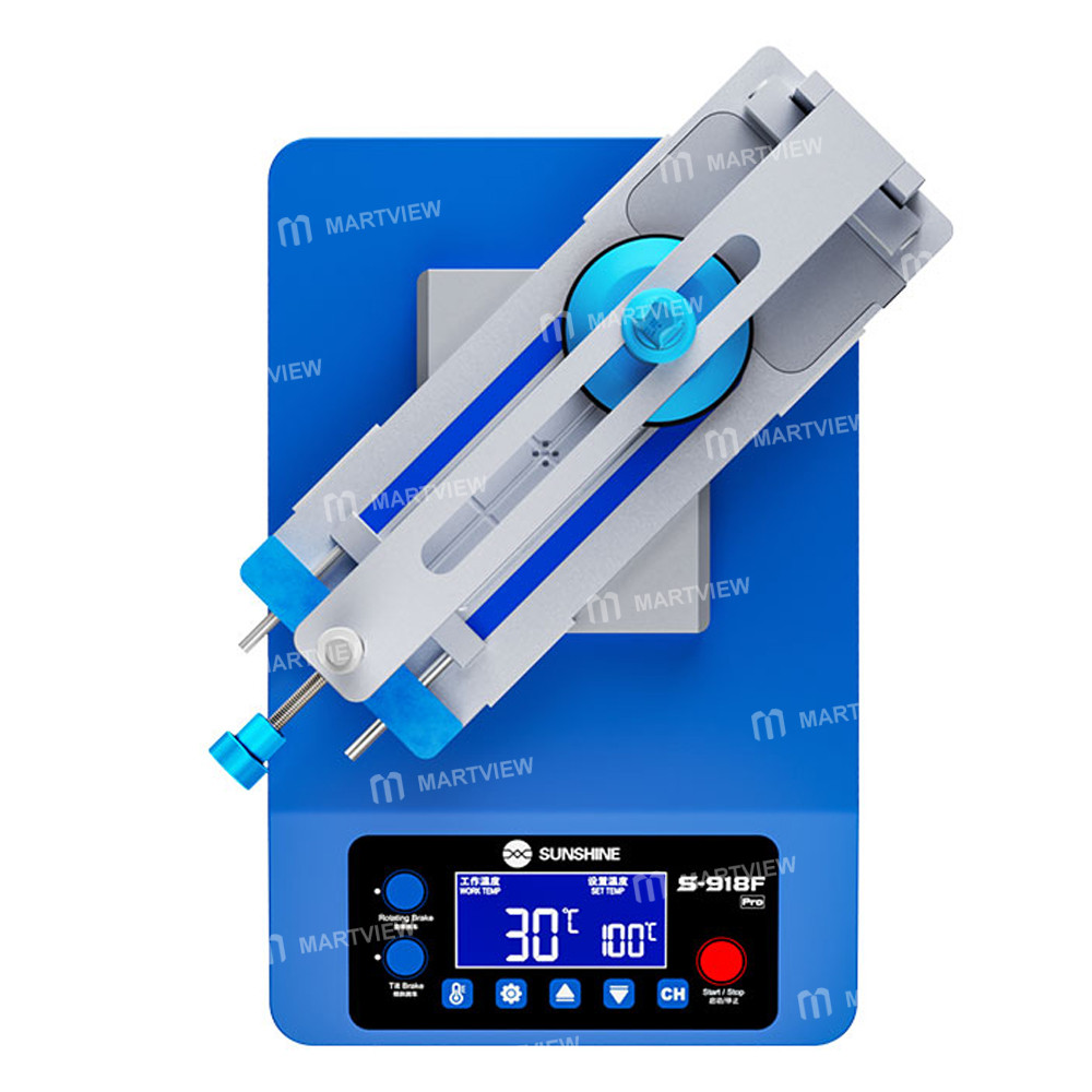 sunshine s-918f-pro-9-inch-strong-silent-noise-reducing-electronic-brake-lcd-screen-heating-separato