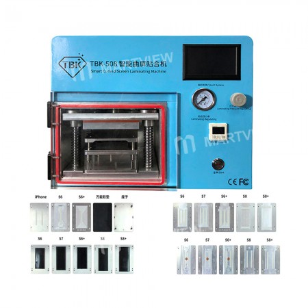 TBK-508 Smart Curved Screen Laminating Machine for Samsung S6 S6+ S7 S8 S8+ Edge Curved Phone LCD OCA Repair