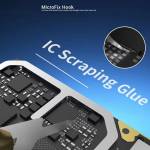 2uul da12-microfix-hook-for-phone-pcb-underfill-clean-3-blades-with-ultralight-carbon-fiber-holder-s