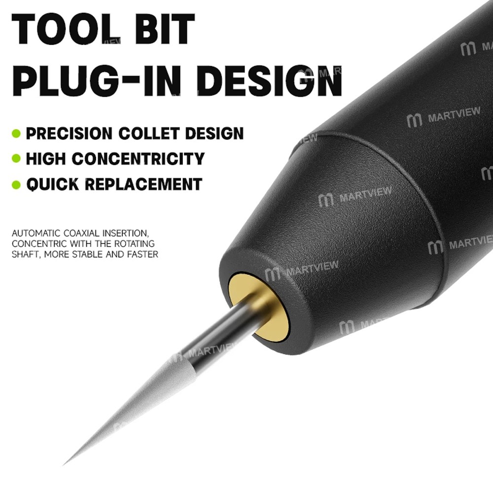 luowei lw-p3-speed-adjustable-intelligent-electric-polishing-pen-with-8pcs-grinding-heads-5