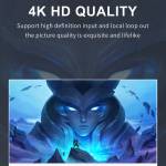 4K HDMI USB HD Video 3.0 Video Capture Card Compatible 1080P 60fps for OBS Capturing/Gaming Live