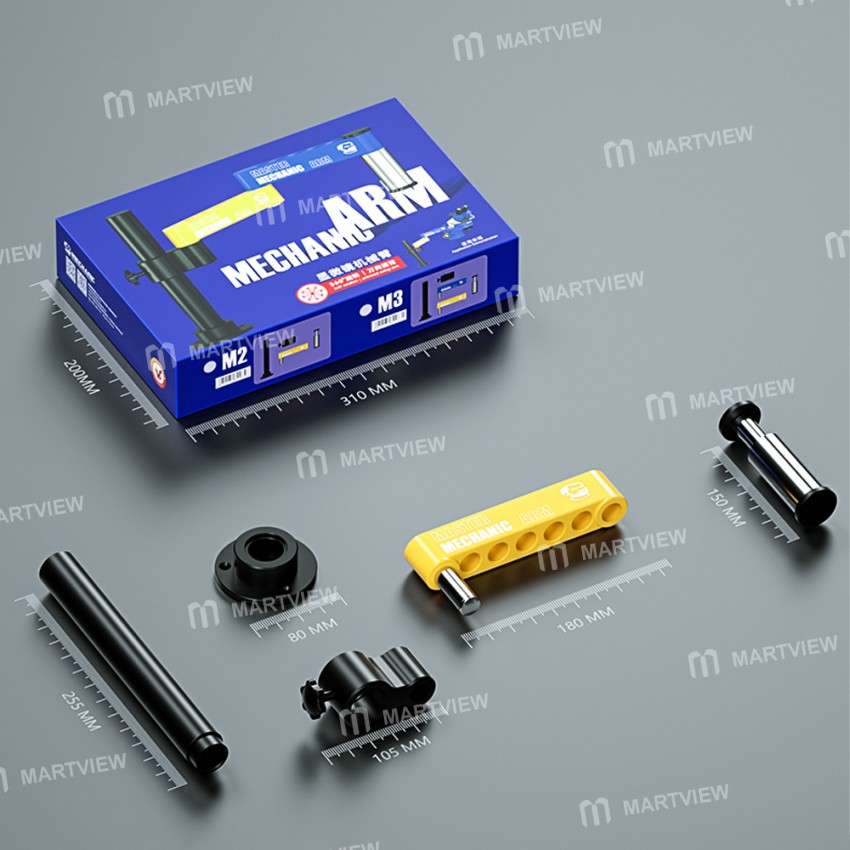 mechanic m2-m3-360-rotation-swing-arm-universal-aluminum-alloy-microscope-bracket-10