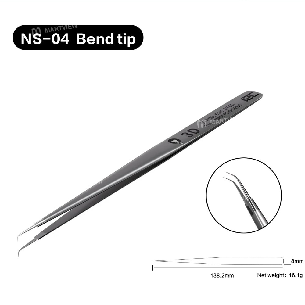 i2c ns-series-super-alloy-high-precision-stainless-steel-super-hard-extra-tip-flying-wire-tweezers-1