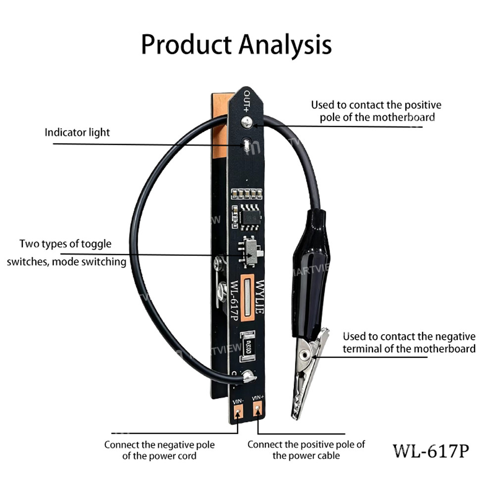 wylie wl-617p-motherboard-general-power-clip-supports-power-on-for-various-unlocked-motherboards-8