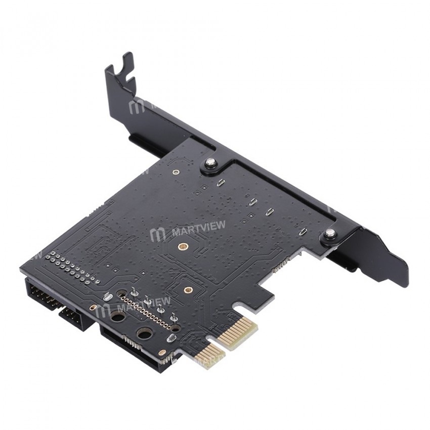 STW-3002 NEC Chip PCI-E to USB 3.0 2-Port PCI Expansion Card with 19-Pin Connector for Win XP/7/8