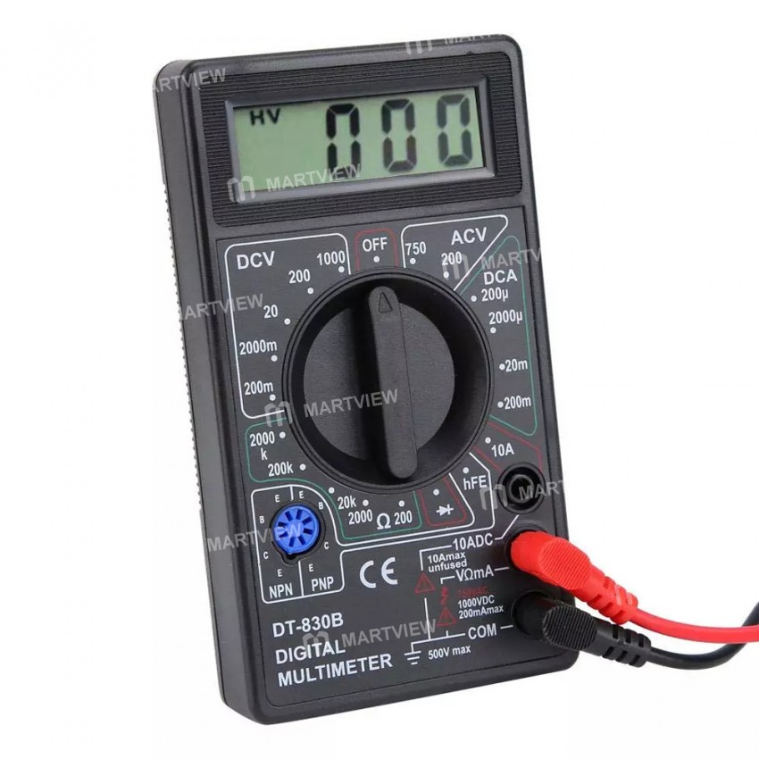 DT-830B Portable LCD AC/DC Digital Multimeter