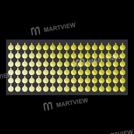 High Temp Resistance Anti-Dust Protection Sticker for Phone Camera Face ID Infrared Dot-matrix - 100Pcs