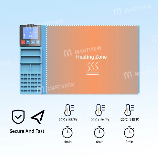 CPB Heating Pad LCD Screen Separator Machine Repair Tools Heat Plate - CP320