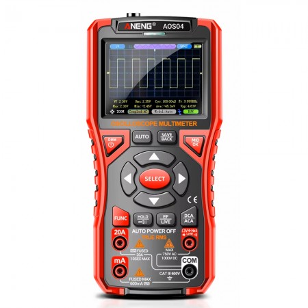 Aneng AOS04 Intelligent Single-Channel High-Precision Handheld Digital Oscilloscope Multimeter