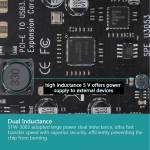 STW-3002 NEC Chip PCI-E to USB 3.0 2-Port PCI Expansion Card with 19-Pin Connector for Win XP/7/8