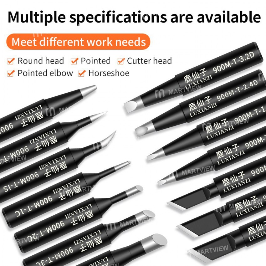 luxianzi 900m-series-lead-free-copper-soldering-iron-tips-for-936-soldering-stations-2