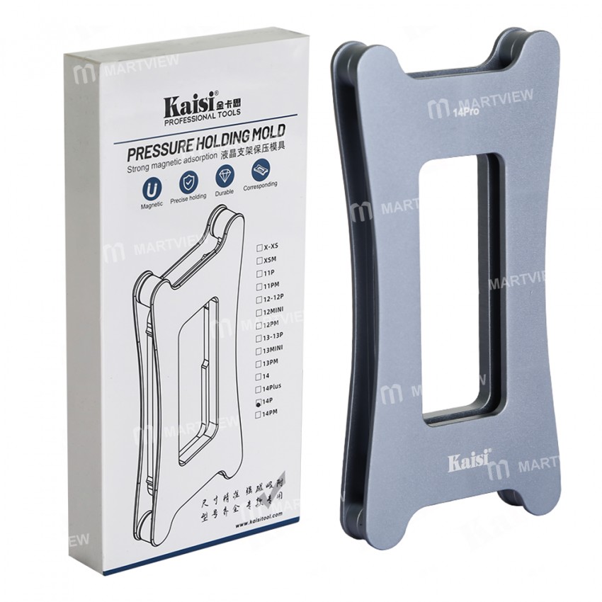 kaisi magnetic-screen-bracket-pressure-holding-mould-for-iphone-x-to-14pro-max-2