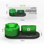 luowei lw-316-360-rotating-aluminum-alloy-storage-rack-for-screwdriver-tweezers-storage-7