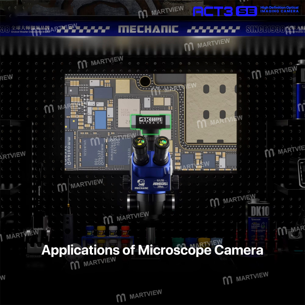 mechanic act3-se-c-mount-4k-hd-microscope-optical-imaging-camera-for-pcb-soldering-repair-7