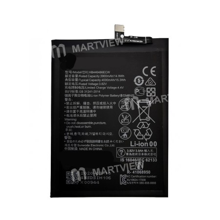 Battery Replacement for Y9 Prime -2019 use HB446486ECW Grade AAA quality