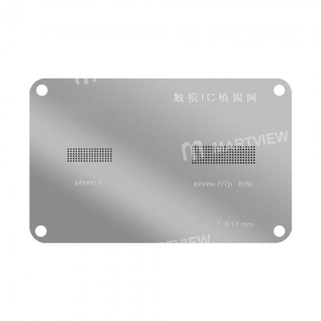 Touch IC BGA Reballing Stencil Net for iPhone X / 8 Plus / 8 / 7 Plus / 7