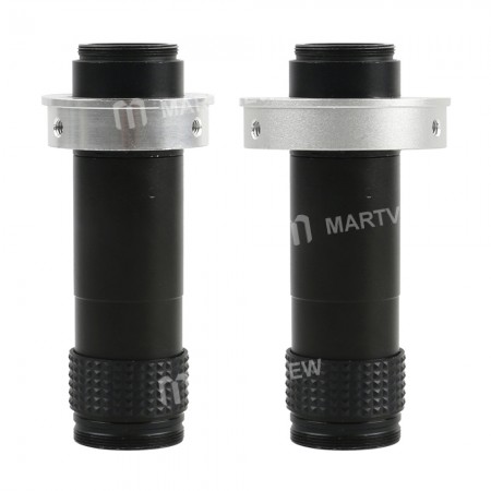Continuous Zoom High Coverage Distance C Mount Lens 1X - 100X 15:1 for CCD CMOS Industry Industrial Video Microscope Camera Lens