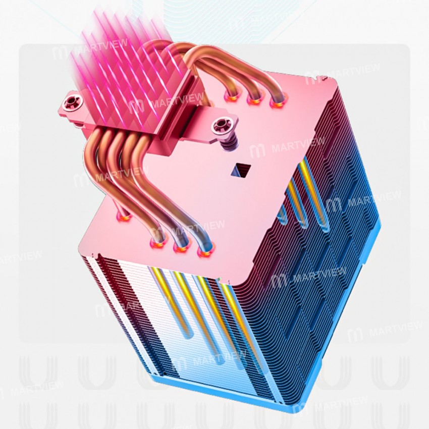 deepcool ak500-240w-5-heatpipe-cpu-fdb-tower-air-cooled-radiator-10