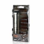 JAKYMY JM-8166 61 in 1 S2 Screwdriver Kits Repair Adjustable Aluminum Alloy Hand Tools Kit for Mobil